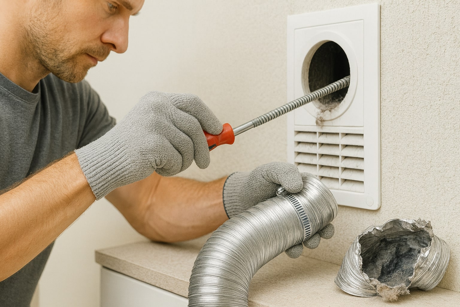 Dryer Vent Repair Image